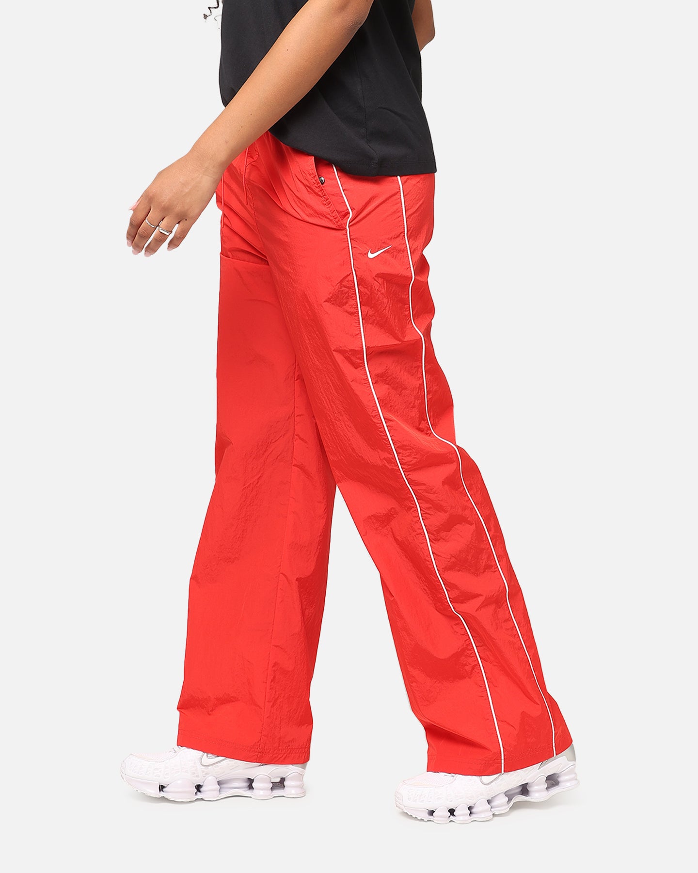 womens red nike pants