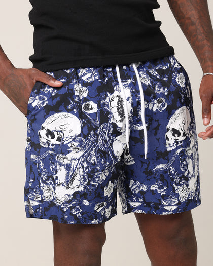 Saint Morta Undying Beach Shorts Navy/White