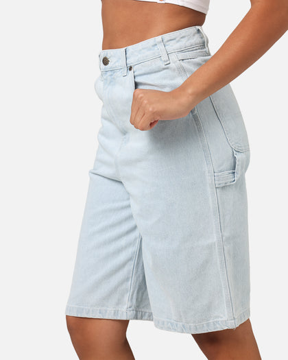 Dickies Women's Carpenter Denim Shorts Sky Blue
