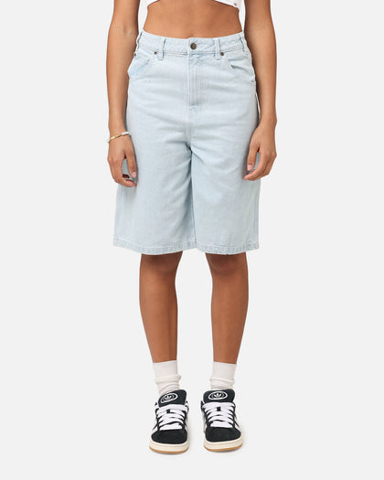 Dickies Women's Carpenter Denim Shorts Sky Blue