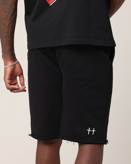 Saint Morta Baggy 90's Sweat Shorts Black