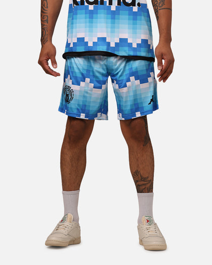 Overtime X Kappa Brooklyn Shorts Blue