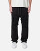 MNML Shred Layered Baggy Sweatpants Black