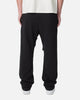 MNML Shred Layered Baggy Sweatpants Black