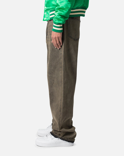 MNML Ultra Baggy Sand Water Denim Jeans Khaki