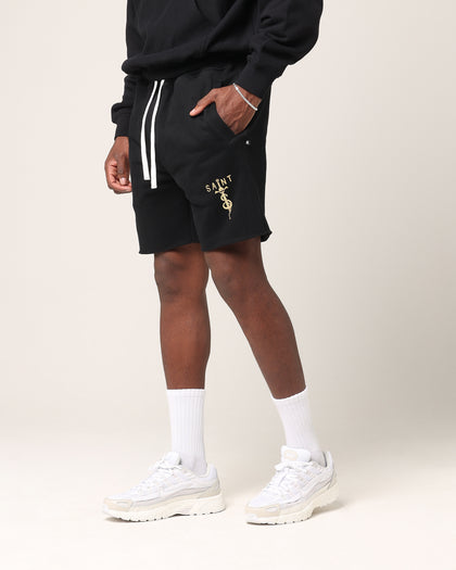 Saint Morta Daggers Sweat Shorts Black/Gold
