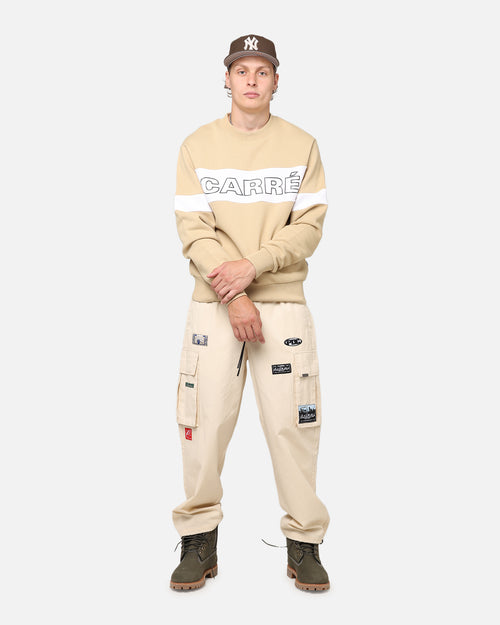 Carre Patchwork Cargo Jogger Cream