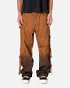 MNML Ultra Baggy Locomotive Denim Pants Brown