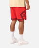 Carre Fold Mesh Basketball Shorts Red/Black