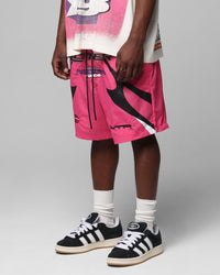 Loiter Motorway Walk Shorts Pink