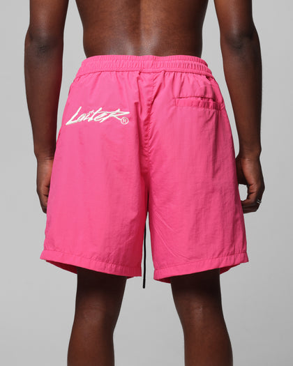 Loiter Motorway Walk Shorts Pink