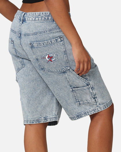 Carre Carpenter Jorts Light Blue Denim