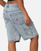 Carre Carpenter Jorts Light Blue Denim