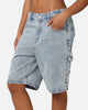 Carre Carpenter Jorts Light Blue Denim