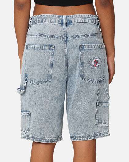 Carre Carpenter Jorts Light Blue Denim
