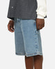 Carre Carpenter Jorts Mid Blue Denim