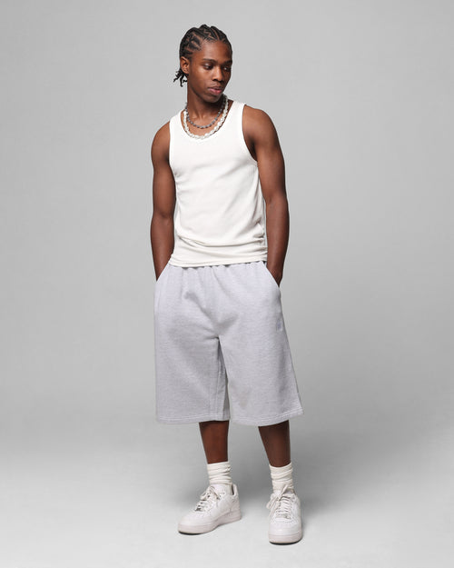 Loiter Premium Essentials Sweat Shorts Grey Marle