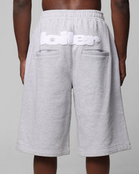 Loiter Premium Essentials Sweat Shorts Grey Marle
