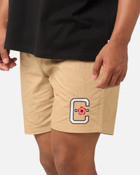 Carre Rose Beach Shorts Stone