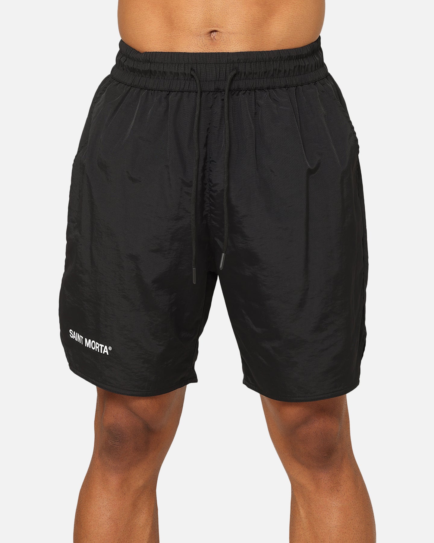【wake.sapporo × ES.1 】Nylon Shorts/BLACK Saint Morta Official Nylon Shorts Black | Culture Kings NZ