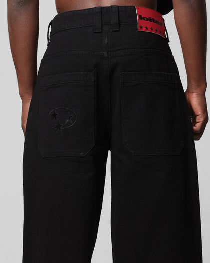 Loiter Collateral Baggy Jeans Black