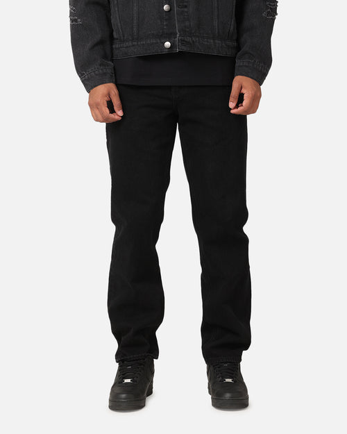 Saint Morta Psykhe Distressed Jeans Washed Black