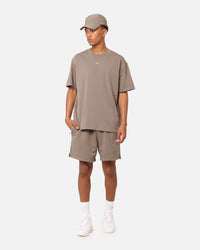 Nike Nocta Fleece CS Fleece Shorts Olive Grey