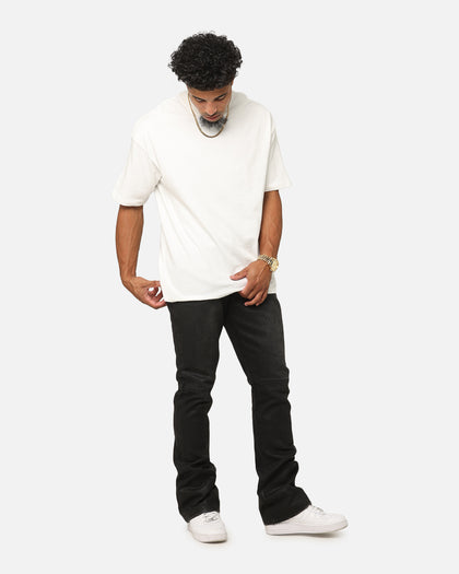MNML B729 Waxed Denim Jeans Black