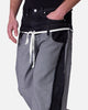 MNML Inside Out Slip Off Denim Pants Washed Black