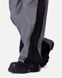 MNML Inside Out Slip Off Denim Pants Washed Black