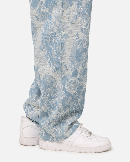 XXIII Denim Jacquard Jeans Pacific Blue