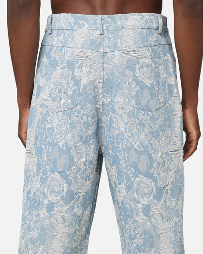 XXIII Denim Jacquard Jeans Pacific Blue
