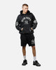 Pro Standard New York Yankees Raffia Shorts Black Acidwash
