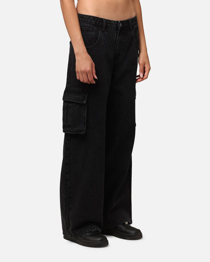 Saint Morta Cargo Jeans Black