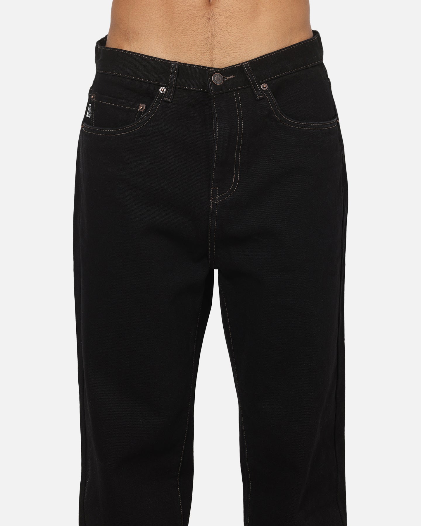 S Double Denim Standard Jeans Raw Black | Culture Kings NZ