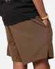 S Double Trail Shorts Chocolate