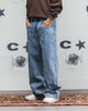 Carre Outlaw Baggy Jeans Light Blue Wash