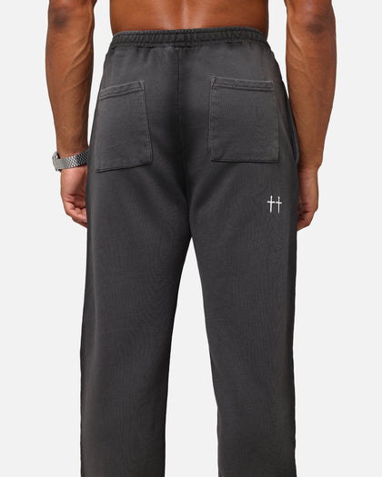 Saint Morta Contrast Wash Sweatpants Washed Black