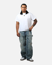 MNML V734 Double Western Jewel Denim Jeans Blue