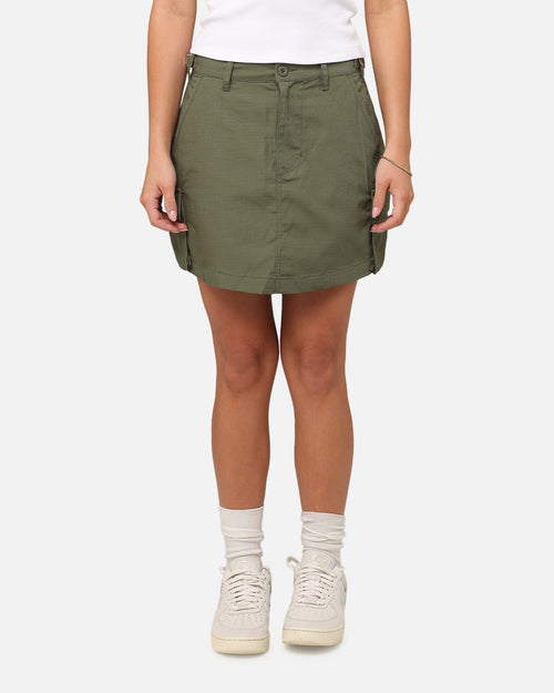 X-Girl Women's Easy Cargo Skirt Flight Green