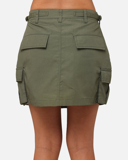 X-Girl Women's Easy Cargo Skirt Flight Green