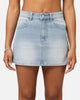 X-Girl Women's Gordon Skirt Washed Blue