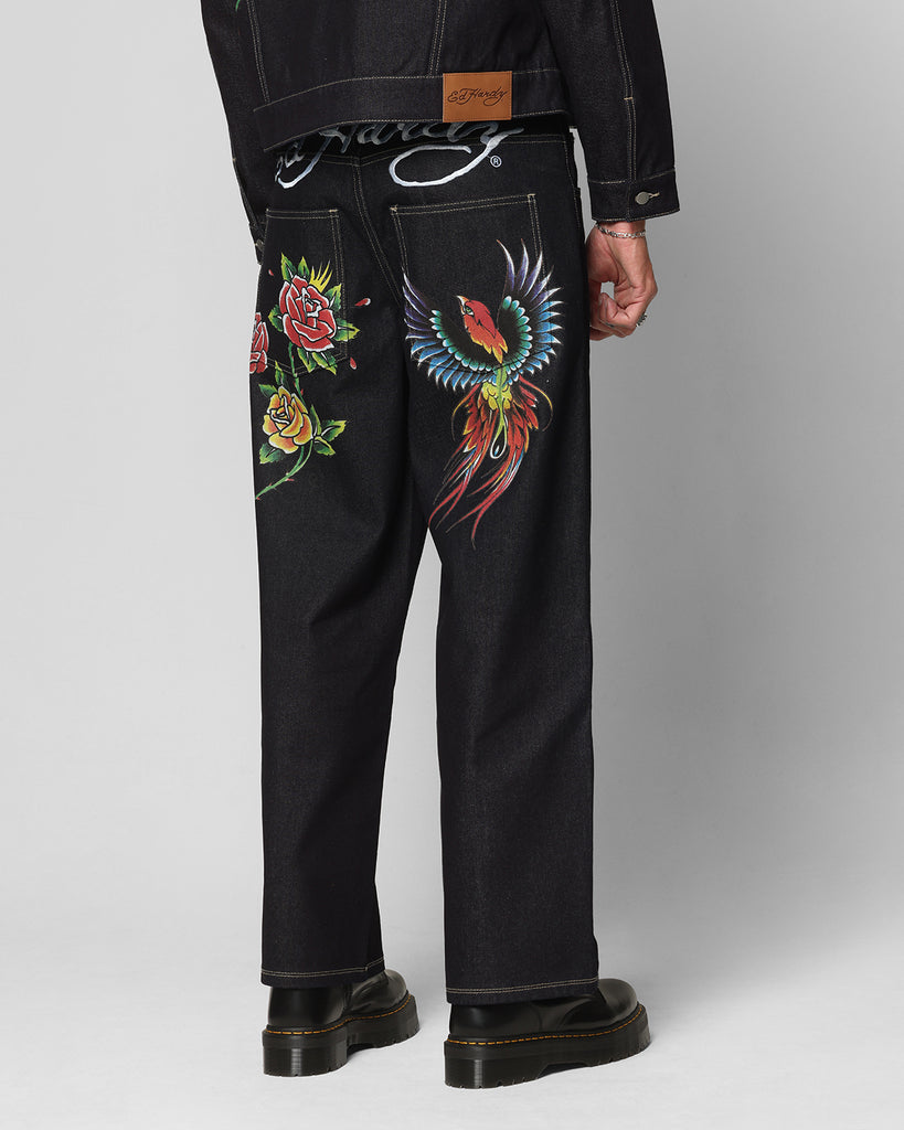 Ed Hardy Denim Jeans Raw Indigo Culture Kings NZ