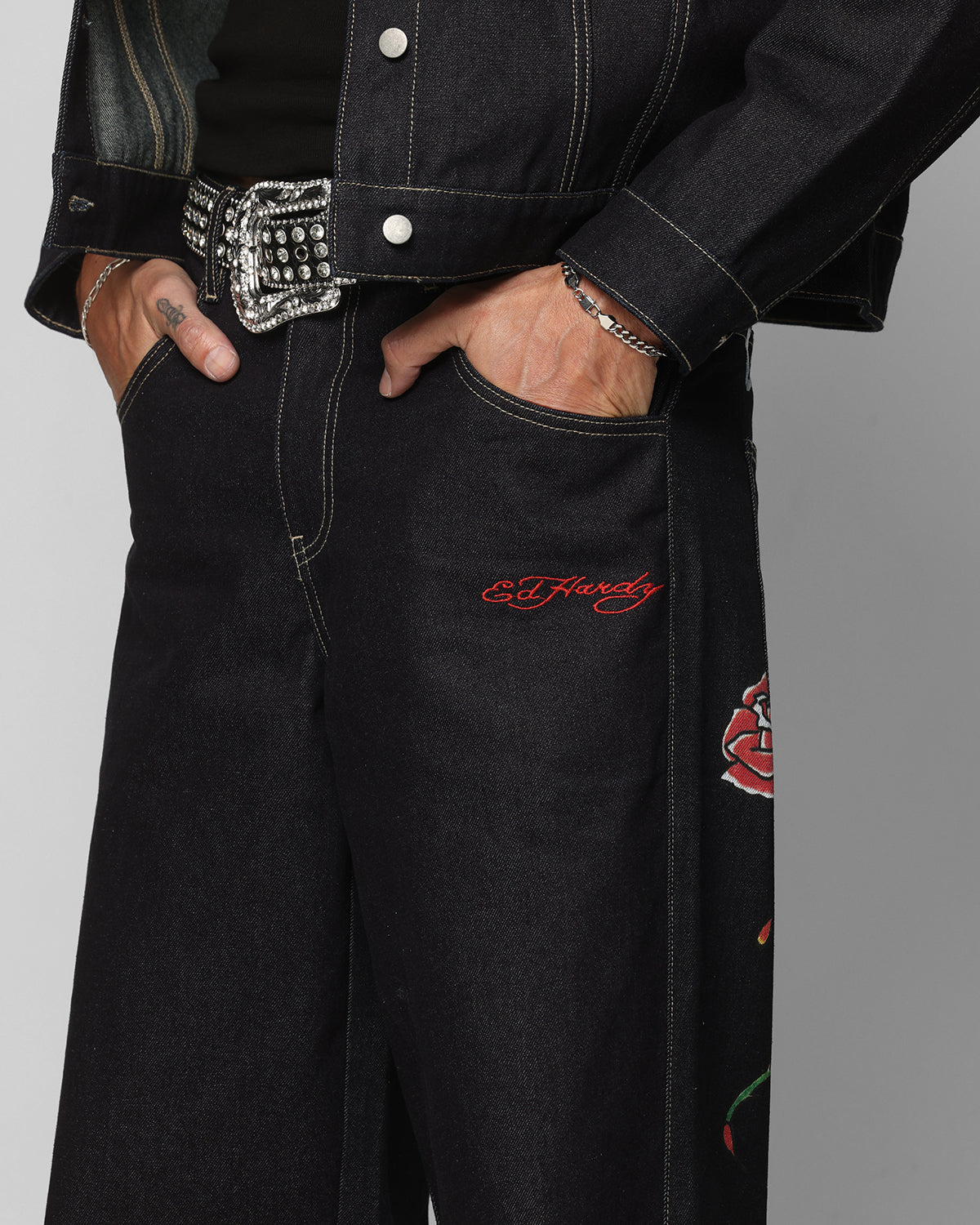 Ed Hardy Denim Jeans Raw Indigo | Culture Kings NZ
