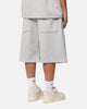 Loiter Dark Performance Fleece Shorts Grey