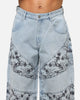 Saint Morta Amplus Poison Ivy Panel Jeans Mid Blue