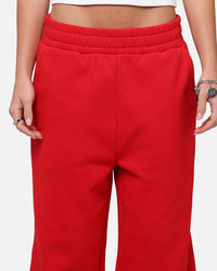 Ed Hardy Women's Rose Trackpants Red