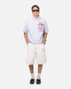 Ed Hardy Tiger Jorts Off White