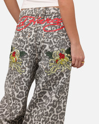 Ed Hardy Women's Leopard Jeans Leopard