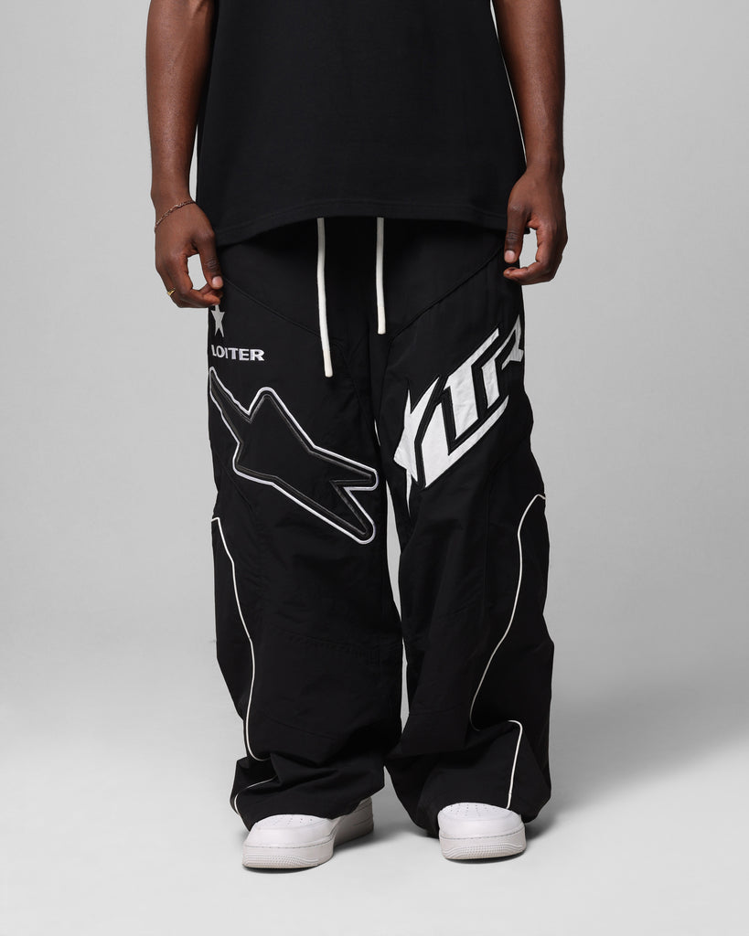 Loiter Motocross Parachute Pants Black | Culture Kings NZ